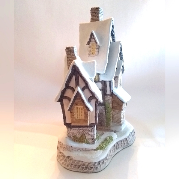 David Winter Special Christmas 1991 "Fred's Home" Artist Signed Ed - Picture 3 of 4